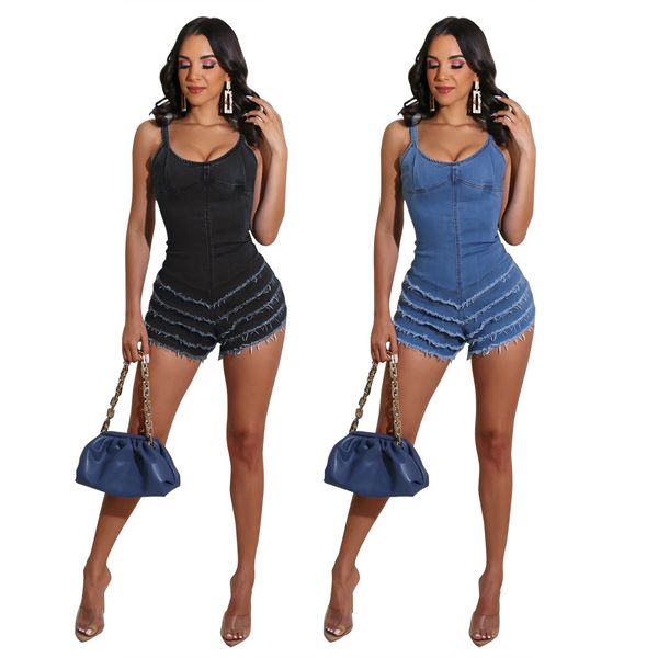 tank sleeveless denim playsuit women streetwear blue bla jeans bodycon short jumpsuit 2021 women summer clothes overallsb, Black;white
tank sleeveless denim playsuit women streetwear blue bla jeans bodycon short jumpsuit 2021 women summer clothes overallsb, Black;white