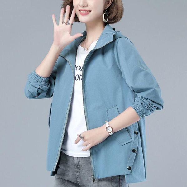 women's jackets hooded spring autumn causal famale windbreaker women basic coat zipper lightweight jacket outwear plus size 2021, Black;brown
women's jackets hooded spring autumn causal famale windbreaker women basic coat zipper lightweight jacket outwear plus size 2021, Black;brown