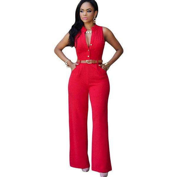 women's jumpsuits & rompers european and american jumpsuit single-breasted high waist with belt fashion simple ladies one piece outfits, Black;white
women's jumpsuits & rompers european and american jumpsuit single-breasted high waist with belt fashion simple ladies one piece outfits, Black;white