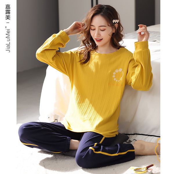 women's sleepwear pijama mujer full cotton ladie's sleepwear set long sleeve pyjamas women spring autumn 2 pieces pajamas suit out, Black;red
women's sleepwear pijama mujer full cotton ladie's sleepwear set long sleeve pyjamas women spring autumn 2 pieces pajamas suit out, Black;red