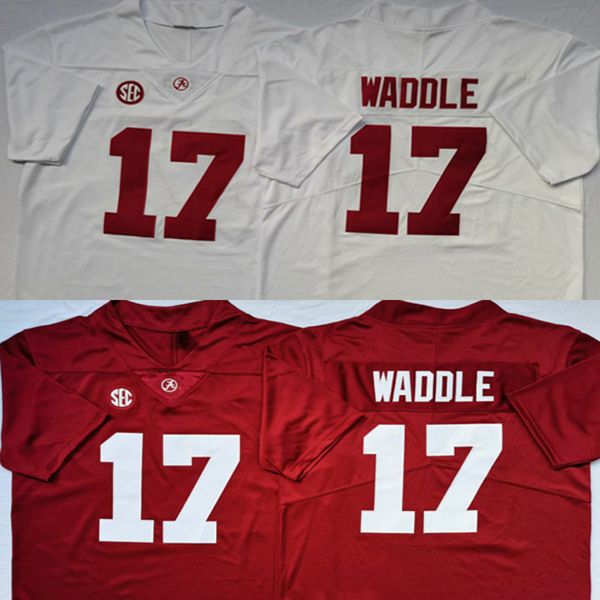 men college alabama crimson tide #17 jaylen waddle white red jerseys american football wear size stitched jersey mix order, Black
men college alabama crimson tide #17 jaylen waddle white red jerseys american football wear size stitched jersey mix order, Black