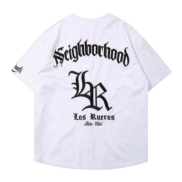 letters embroidery baseball shirt men hip hop shirts streetwear men's shirt outwear clothing 210603, White;black
letters embroidery baseball shirt men hip hop shirts streetwear men's shirt outwear clothing 210603, White;black
