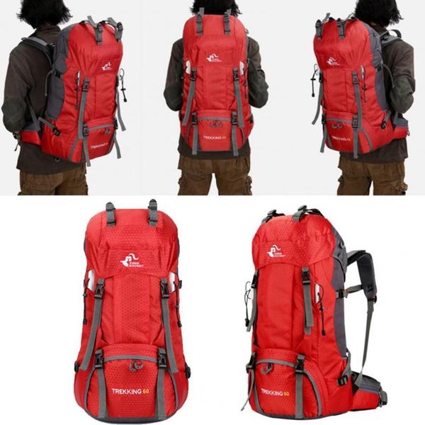 outdoor bags 60l large waterproof portable capacity backpack multifunctional storage rucksack with rain cover for sports
outdoor bags 60l large waterproof portable capacity backpack multifunctional storage rucksack with rain cover for sports