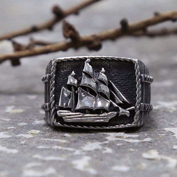 cluster rings vintage viking pirate sailboat ring men's stainless steel biker cool male gothic sailor lucky amulet jewelry wholesale, Golden;silver
cluster rings vintage viking pirate sailboat ring men's stainless steel biker cool male gothic sailor lucky amulet jewelry wholesale, Golden;silver