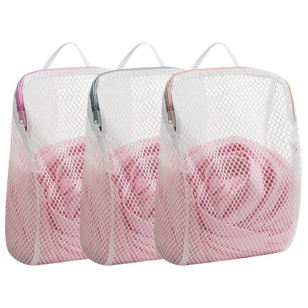laundry bags set of 3 delicates honeycomb mesh bag with handle extra large opening side widening design fine knitwear wash
laundry bags set of 3 delicates honeycomb mesh bag with handle extra large opening side widening design fine knitwear wash