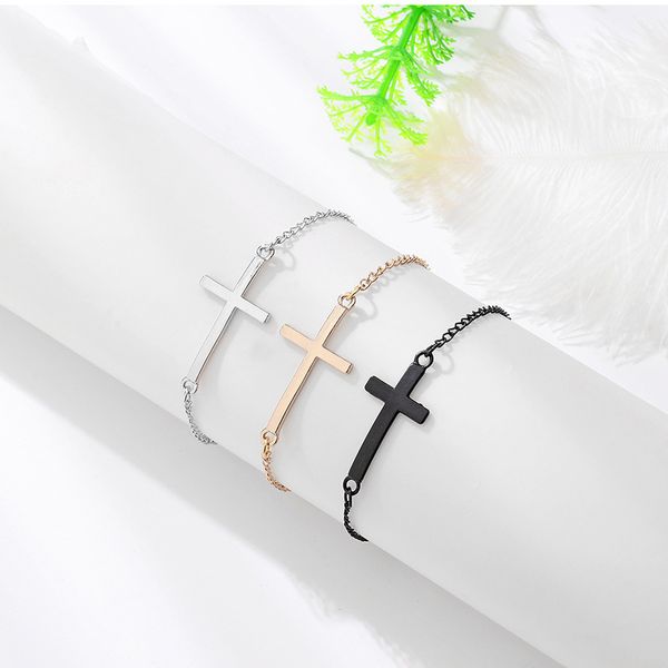 charm personality cross minimalist gold silver color friendship charm bracelets bangles link chain bracelets jewelry whole, Golden;silver
charm personality cross minimalist gold silver color friendship charm bracelets bangles link chain bracelets jewelry whole, Golden;silver