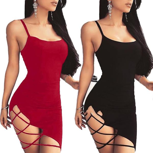casual dresses women spaghetti strap fashion backless sleeveless side hollow out mini sling sheath hip party dress, Black;gray
casual dresses women spaghetti strap fashion backless sleeveless side hollow out mini sling sheath hip party dress, Black;gray