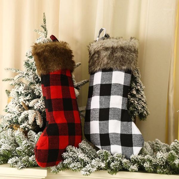 christmas decorations stockings socks red black plaid with plush fringe xmas gift candy bag for fireplace tree hanging year de
christmas decorations stockings socks red black plaid with plush fringe xmas gift candy bag for fireplace tree hanging year de