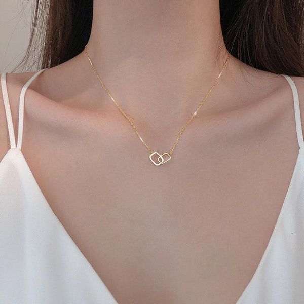 chains ihues square interlocking necklace for women shiny zircon geometric clavicle chain jewelry luxury, Silver
chains ihues square interlocking necklace for women shiny zircon geometric clavicle chain jewelry luxury, Silver