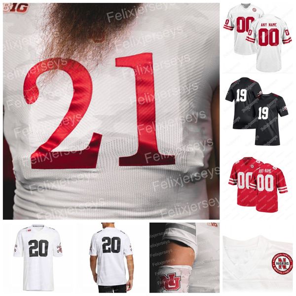 american college football wear 2020 nebraska cornhuskers luke mccaffrey scott frost adrian martinez matt masker logan smothers brayden mille, Black
american college football wear 2020 nebraska cornhuskers luke mccaffrey scott frost adrian martinez matt masker logan smothers brayden mille, Black