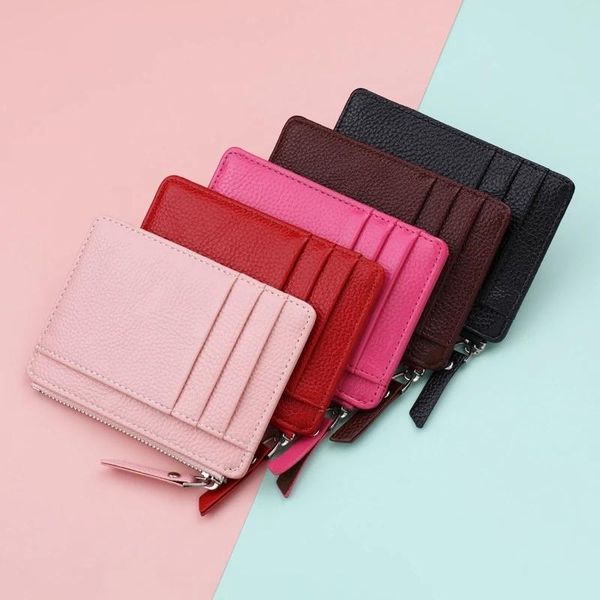 card holders 1pc small wallet credit multi-card package fashion pu function zipper ultra-thin organizer case student women coin purse, Brown;gray
card holders 1pc small wallet credit multi-card package fashion pu function zipper ultra-thin organizer case student women coin purse, Brown;gray