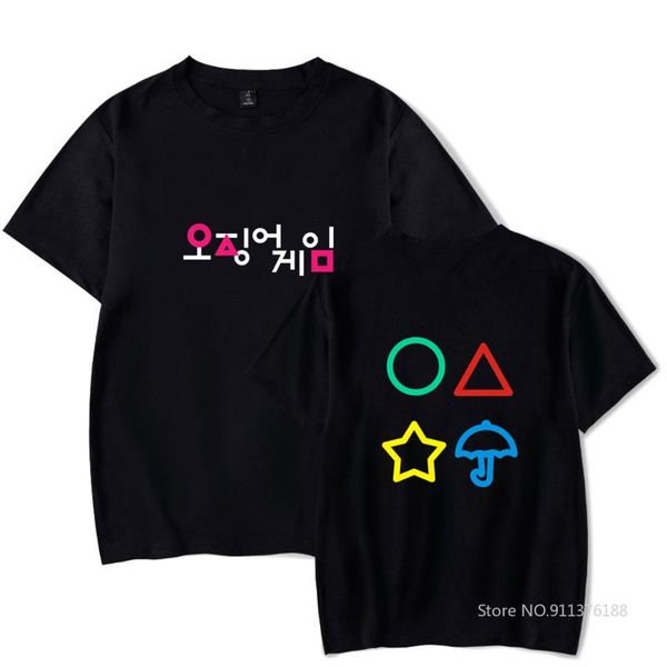 men's t-shirts fr shopper squid game t-shirt round six kpop korean stylish and women's summer short sleeve cotton cool, White;black
men's t-shirts fr shopper squid game t-shirt round six kpop korean stylish and women's summer short sleeve cotton cool, White;black