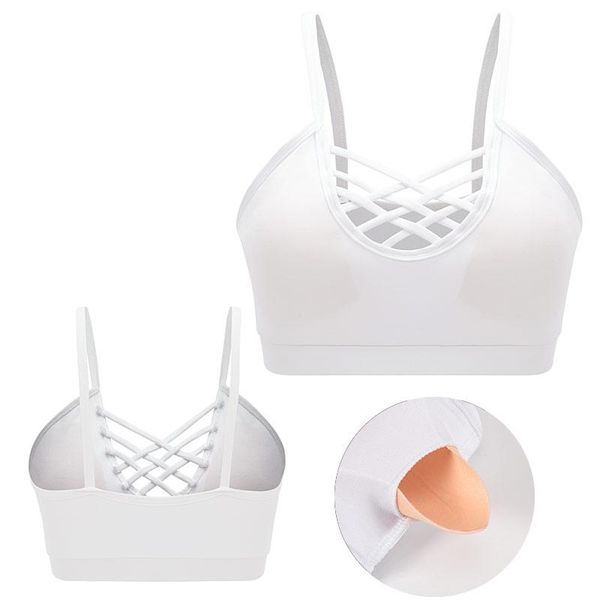 gym clothing womens yoga sports running bra back hollow crop vest stretch bras with removable pads asd88, White;black
gym clothing womens yoga sports running bra back hollow crop vest stretch bras with removable pads asd88, White;black
