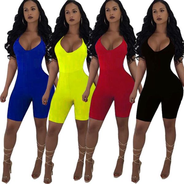 sleeveless solid color women jumpsuit ladies slim short bodycon rompers bodysuit women's jumpsuits &, Black;white
sleeveless solid color women jumpsuit ladies slim short bodycon rompers bodysuit women's jumpsuits &, Black;white