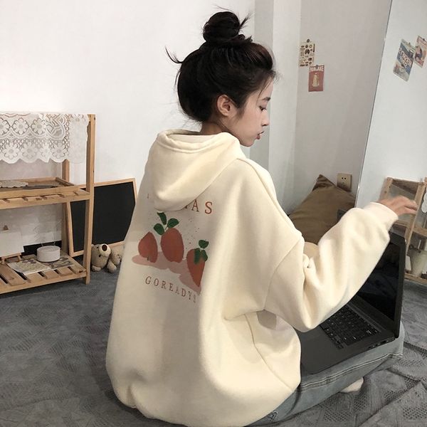 autumn 2021 new pullover plush hooded sweater women's loose bf lazy design minority coat, Black
autumn 2021 new pullover plush hooded sweater women's loose bf lazy design minority coat, Black