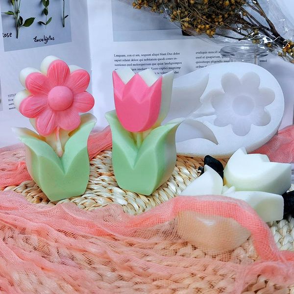 craft tools 3d tulip shape candle mold flower art silicone for diy handmade mould soap home decoration
craft tools 3d tulip shape candle mold flower art silicone for diy handmade mould soap home decoration