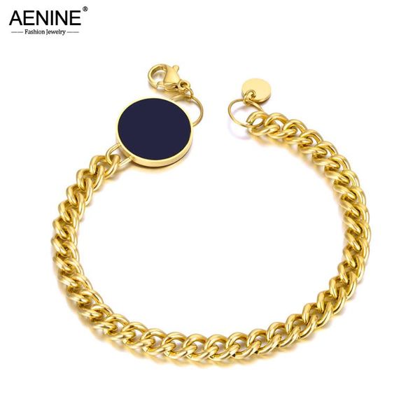 charm bracelets aenine 316l stainless steel bohemia black acrylic chain & link for women fashion round disc bracelet ab20144, Golden;silver
charm bracelets aenine 316l stainless steel bohemia black acrylic chain & link for women fashion round disc bracelet ab20144, Golden;silver