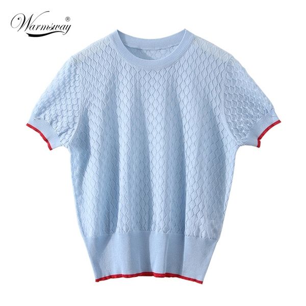 summer women hollow out argyle plaid t-shirts o-neck knit tees short sleeve casual streetwear clothes for female b-106 210522, White
summer women hollow out argyle plaid t-shirts o-neck knit tees short sleeve casual streetwear clothes for female b-106 210522, White