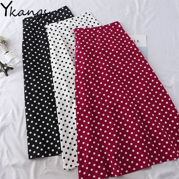 summer casual chiffon print dot-print skirt female high waist midi pleated skirt womens black white red long skirts streetwear 210319
summer casual chiffon print dot-print skirt female high waist midi pleated skirt womens black white red long skirts streetwear 210319