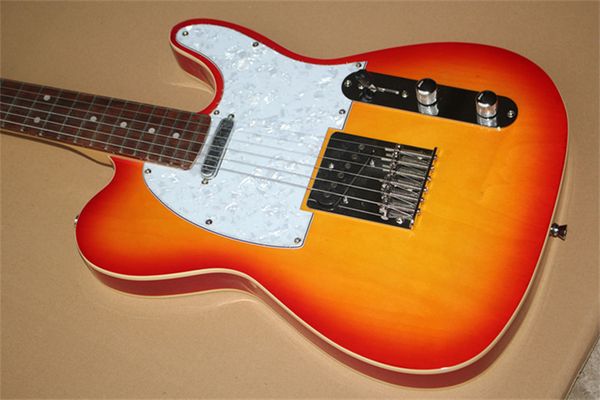 custom shop telecaster cherry red burst electric guitar cs tele dot inlay rosewood fingerboard basswood body white peral pickguard double bi
custom shop telecaster cherry red burst electric guitar cs tele dot inlay rosewood fingerboard basswood body white peral pickguard double bi
