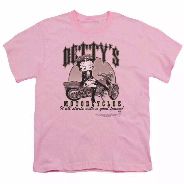 betty boop bettys motorcycles kids youth t shirt licensed toons tee light pink, White;black
betty boop bettys motorcycles kids youth t shirt licensed toons tee light pink, White;black