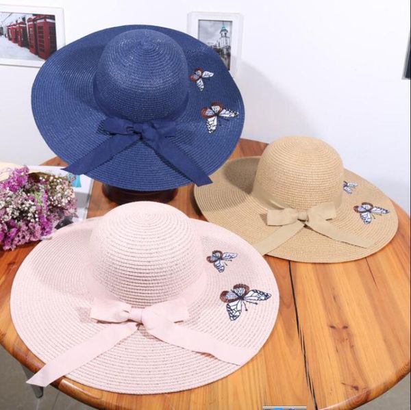 stingy brim hats suogry wide straw hat summmer sun for women butterfly floppy beach cap chapeau femme foldable, Blue;gray
stingy brim hats suogry wide straw hat summmer sun for women butterfly floppy beach cap chapeau femme foldable, Blue;gray