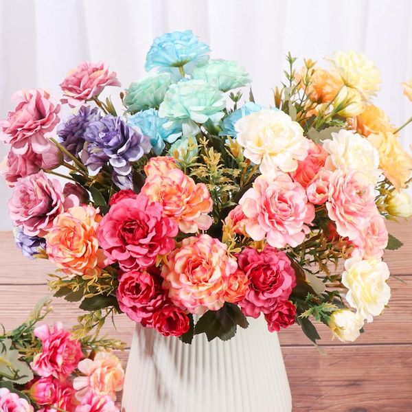 forks / bouquet peony fake flower artificial silk rhododendron wedding home decoration rose decorative flowers & wreaths
forks / bouquet peony fake flower artificial silk rhododendron wedding home decoration rose decorative flowers & wreaths