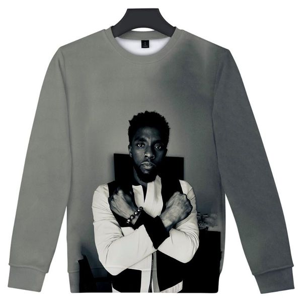 men's hoodies & sweatshirts chadwick boseman round neck sweatshirt 3d polyester material fashion trend style casual pullovers men ful, Black
men's hoodies & sweatshirts chadwick boseman round neck sweatshirt 3d polyester material fashion trend style casual pullovers men ful, Black