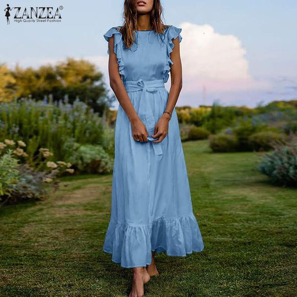 dresses behemian women dress 2021 summer ruffle sleeveless maxi tank vestidos casual sollid o-neck lace up sundress plus size 7, Black;gray
dresses behemian women dress 2021 summer ruffle sleeveless maxi tank vestidos casual sollid o-neck lace up sundress plus size 7, Black;gray