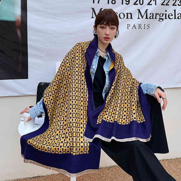 70% off design 2021 new imitation cashmere double-sided scarf female autumn and korean long net red student shawl dual-purpose bib b1h6, Blue;gray
70% off design 2021 new imitation cashmere double-sided scarf female autumn and korean long net red student shawl dual-purpose bib b1h6, Blue;gray