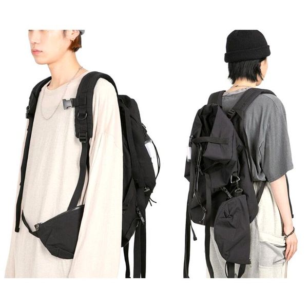 backpack hip hop high streetwear large capacity black bags function travel cool for men women mochilas para mujer
backpack hip hop high streetwear large capacity black bags function travel cool for men women mochilas para mujer