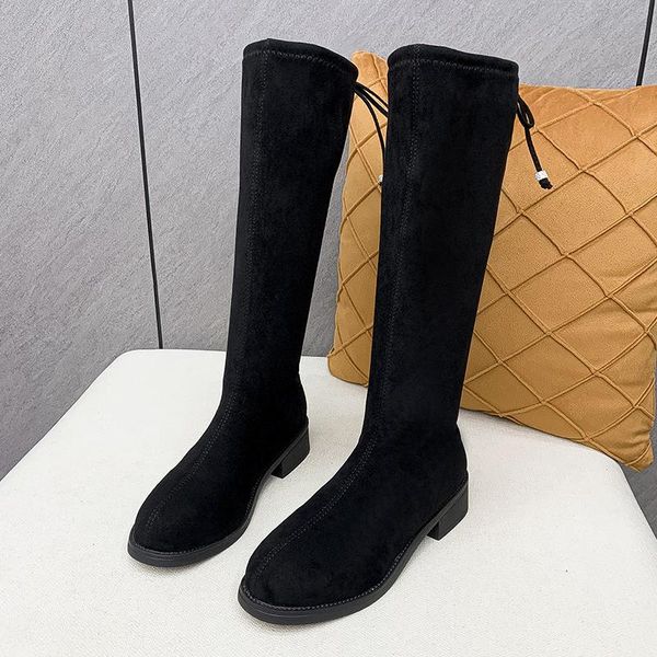 boots thigh high female winter women over the knee flat stretch fashion shoes 2022 black botas mujer
boots thigh high female winter women over the knee flat stretch fashion shoes 2022 black botas mujer