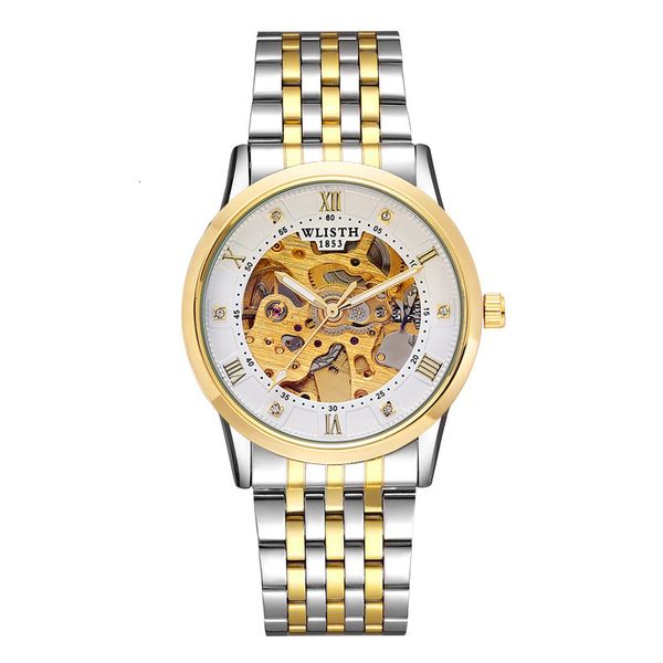 men mechanical watches watertight automatic mechanical lighting-turning gentlemen fashion hollow steel tape, Slivery;brown
men mechanical watches watertight automatic mechanical lighting-turning gentlemen fashion hollow steel tape, Slivery;brown