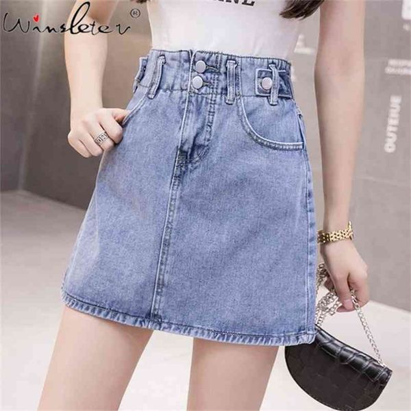 simple women denim mini skirt fashion summer elastic high waist korean skirts blue package hip cotton b04309b 210421, Black
simple women denim mini skirt fashion summer elastic high waist korean skirts blue package hip cotton b04309b 210421, Black