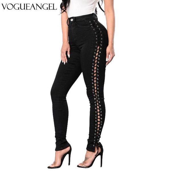 2021 new lace-up jeans woman plus size stretchy denim high waist pencil skinny pants holes hollow out jeans streetwear 3xl, Blue
2021 new lace-up jeans woman plus size stretchy denim high waist pencil skinny pants holes hollow out jeans streetwear 3xl, Blue