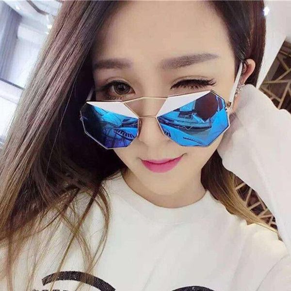 sunglasses retro polygon women men brand metal sun glasses shades eyebrow design sunglass ladies mirror eyewear pink, White;black
sunglasses retro polygon women men brand metal sun glasses shades eyebrow design sunglass ladies mirror eyewear pink, White;black