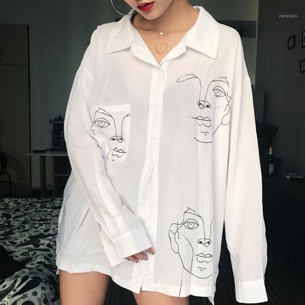 black blouse women white shirt cotton full sleeve face print retro long shirts blouses casual loose clothing for couple women's
black blouse women white shirt cotton full sleeve face print retro long shirts blouses casual loose clothing for couple women's