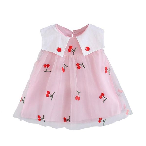 girl's dresses 12m-3t mini toddler baby girls summer dress sleeveless fruit embroidery floral tulle princess girl clothing, Red;yellow
girl's dresses 12m-3t mini toddler baby girls summer dress sleeveless fruit embroidery floral tulle princess girl clothing, Red;yellow