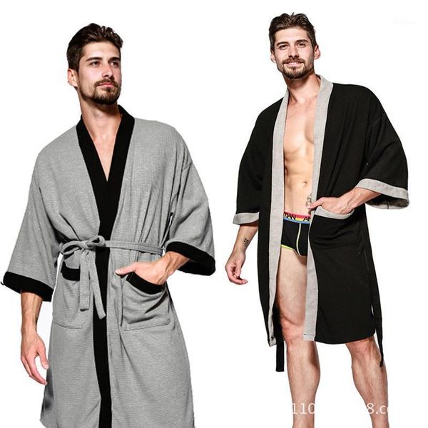 plus size cotton men's bathrobe star els long dressing gown japanese-style kimono man waffle spa sauna coat robe nightgown sleepwear, Black;brown
plus size cotton men's bathrobe star els long dressing gown japanese-style kimono man waffle spa sauna coat robe nightgown sleepwear, Black;brown