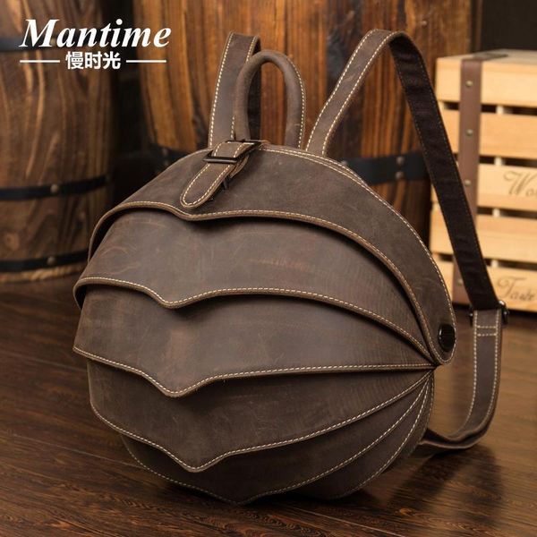 school bags crazy horse skin backpack men's and women's casual leather personality beetle motorcycle bag
school bags crazy horse skin backpack men's and women's casual leather personality beetle motorcycle bag