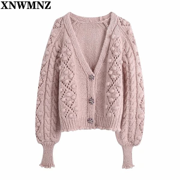 women aesthetic v-neck ball appliques cardigan knitting sweater lady long sleeve casual buttons sweaters chic 210520, White;black
women aesthetic v-neck ball appliques cardigan knitting sweater lady long sleeve casual buttons sweaters chic 210520, White;black