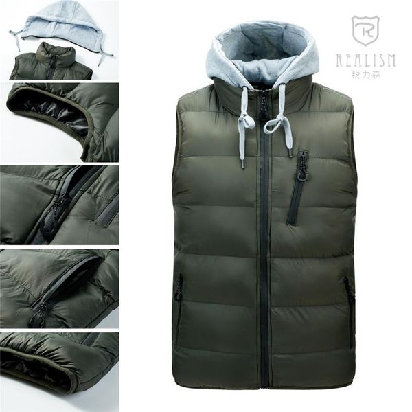 fashion mens jacket sleeveless vest men autumn winter plain color waistcoat coat men's vests, Black;white
fashion mens jacket sleeveless vest men autumn winter plain color waistcoat coat men's vests, Black;white