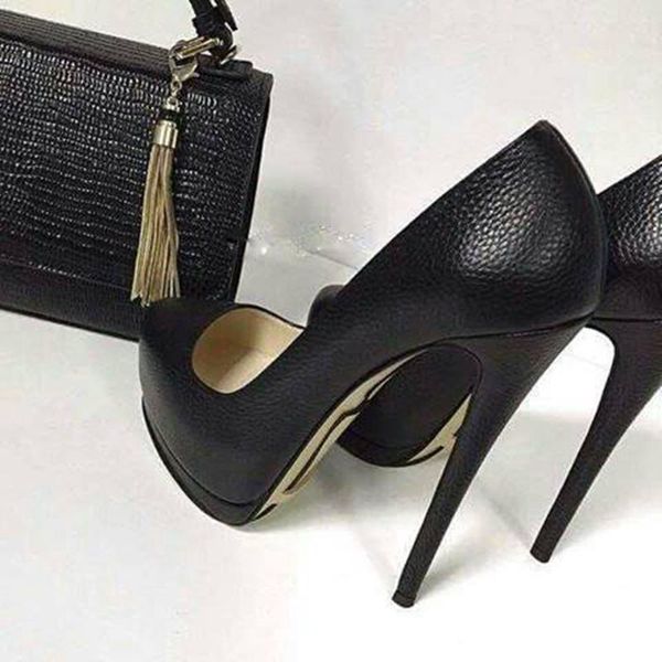 shoes, fashion beautiful women's black litchistria pu, about 14.5 cm high-heeled shoes,round toe pumps.size:34-45 dress shoes
shoes, fashion beautiful women's black litchistria pu, about 14.5 cm high-heeled shoes,round toe pumps.size:34-45 dress shoes