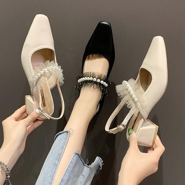 sandals med beige heeled fashion womens shoes 2021 medium black pointed luxury retro girls block pearl summer closed
sandals med beige heeled fashion womens shoes 2021 medium black pointed luxury retro girls block pearl summer closed