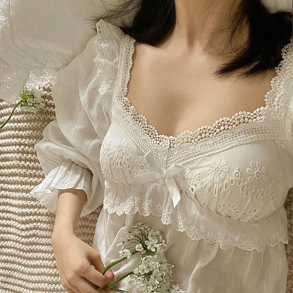 women's sleepwear victorian white cotton night dress women autumn long nighty peignoirs lolita vintage nightgowns romantic princess, Black;red
women's sleepwear victorian white cotton night dress women autumn long nighty peignoirs lolita vintage nightgowns romantic princess, Black;red