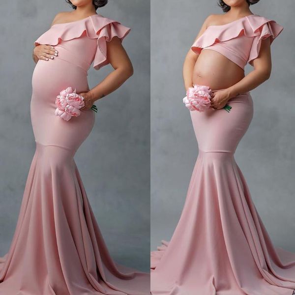 one shoulder maternity dress backless bodycon pink sleeveless dresses for women summer pography pregnant d30, White
one shoulder maternity dress backless bodycon pink sleeveless dresses for women summer pography pregnant d30, White