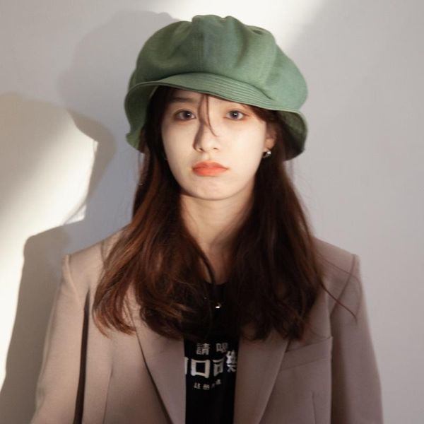 wide brim hats designer niche big version lazy style fisherman hat female face small fashion cloud beret eaves sun basin bucket, Blue;gray
wide brim hats designer niche big version lazy style fisherman hat female face small fashion cloud beret eaves sun basin bucket, Blue;gray