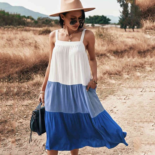 summer beach midi a-line bow dress female ruffled contrast dress beach boho vintage long dresses for women vestido 210514, Black;gray
summer beach midi a-line bow dress female ruffled contrast dress beach boho vintage long dresses for women vestido 210514, Black;gray