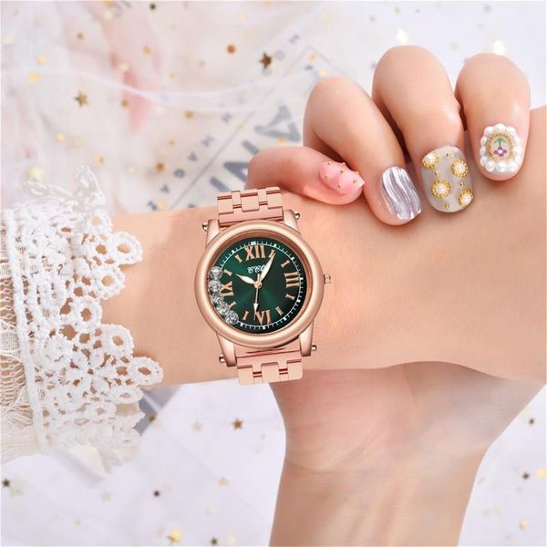 wristwatches cooeverly 2021 women casual quartz stainless steel band diamonds rhinestone watch wristwatch clock gift zegarek damski, Slivery;brown
wristwatches cooeverly 2021 women casual quartz stainless steel band diamonds rhinestone watch wristwatch clock gift zegarek damski, Slivery;brown