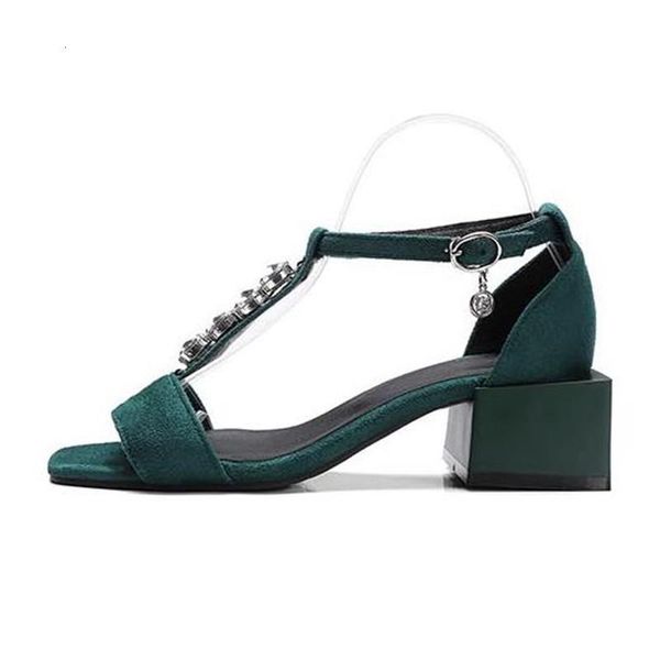 sandals fashion t-strap high heel summer women buckle strap square v211, Black
sandals fashion t-strap high heel summer women buckle strap square v211, Black